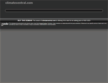 Tablet Screenshot of climatecentral.com