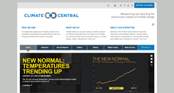 Desktop Screenshot of climatecentral.org