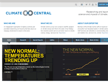 Tablet Screenshot of climatecentral.org